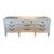76" Finished Dover Satin 9 Drawer Vintage Dresser For Sale