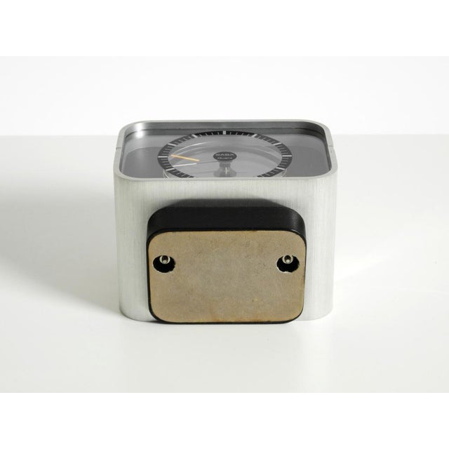 Table Clock with Aluminum Housing from SABA, 1975 For Sale - Image 15 of 18