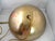Mid-Century Modern Vintage Mid-Century Modern Flying Saucer Brass Wall-Hanging Retractable Light Fixture 14" All Original For Sale - Image 3 of 12