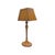 Traditional Neo-Classical Fluted Walnut Table Lamp on an Oval Base, 1940s For Sale - Image 3 of 18