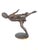 1940s Janos Sovary Bronze Sculpture of Figure Skater Vivi-Anne Hulten 1 of 5 in the World. For Sale - Image 4 of 11