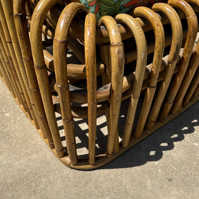 Henry Olko Style Rib Cage Bamboo Lounge Chairs - A Pair For Sale - Image 9 of 12