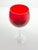 Vintage Ruby Red Large Balloon Wine Glasses - Set of 3 For Sale - Image 4 of 4