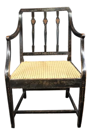 Adams Style Paint Decorated Chair