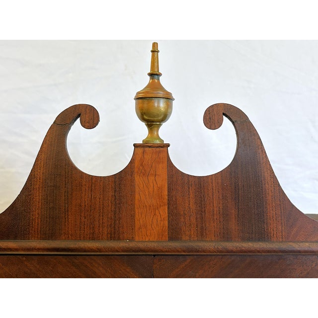 Antique 1800's Riley Whiting Eight Day Mantel Clock With Reverse Painted Glass Door For Sale - Image 17 of 18