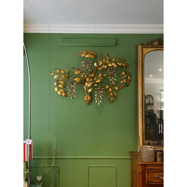 Metal Glycines Wall Lamp by Hans Kögl, 1970s For Sale - Image 7 of 14