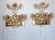 Gold Antique Brass Lead Crystal Wall Lamps from Weinfurtner, 1970s, Set of 2 For Sale - Image 8 of 9