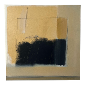 Abstract Painting Titled "Manila 4" by Tina Bluefield
