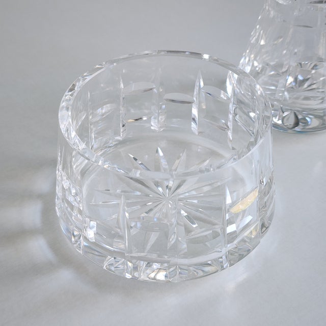 1980s Waterford Tralee Creamer Pitcher and Open Bowl Sugar Set Excellent Condition For Sale In New York - Image 6 of 11