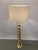 Sculptural floor lamp with a beautiful brass base and fabric shade, by Elite AB, Sweden, 1960s I have official proof of...