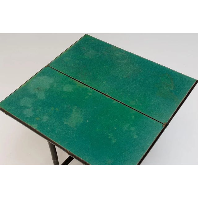 Lacquered Occasional Card Table, 1890s For Sale - Image 6 of 12