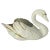 Vide Poche Swan Sculpture Shaped in Porcelain, Italy, 1970s For Sale - Image 12 of 12