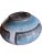 Ceramic Ken Jensen Raku Studio Pottery 1998 Signed Landscape Scene Covered Vessel For Sale - Image 7 of 10