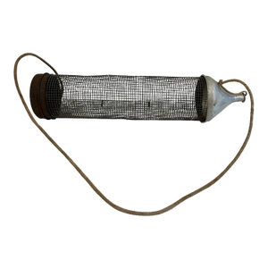 Vintage Wire Mesh Minnow Trap – Rustic Cabin & Nautical Décor (1930s–1950s)
