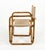 Mid-Century Bamboo and Fabric Director's Folding Chairs, Italy, 1960s, Set of 2 For Sale - Image 12 of 18