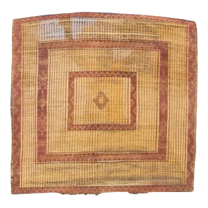 Tuareg Mat Vintage Rug - 4'7'' X 4'5'' Ft