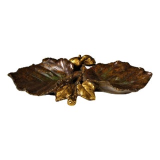 Antique Bronze Desk Tray by Louchet Ciseleur, 1900s For Sale