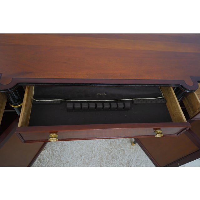 John Widdicomb John Widdicomb Regency Style Mahogany Sideboard For Sale - Image 4 of 18