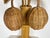 Late 20th Century Vintage Rattan Palm Tree Coconut Lamp For Sale - Image 5 of 12