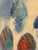 Mid-Century Impressionist Rainy Cityscape by W. Amion – Heavy Slate Blue Frame For Sale - Image 4 of 15