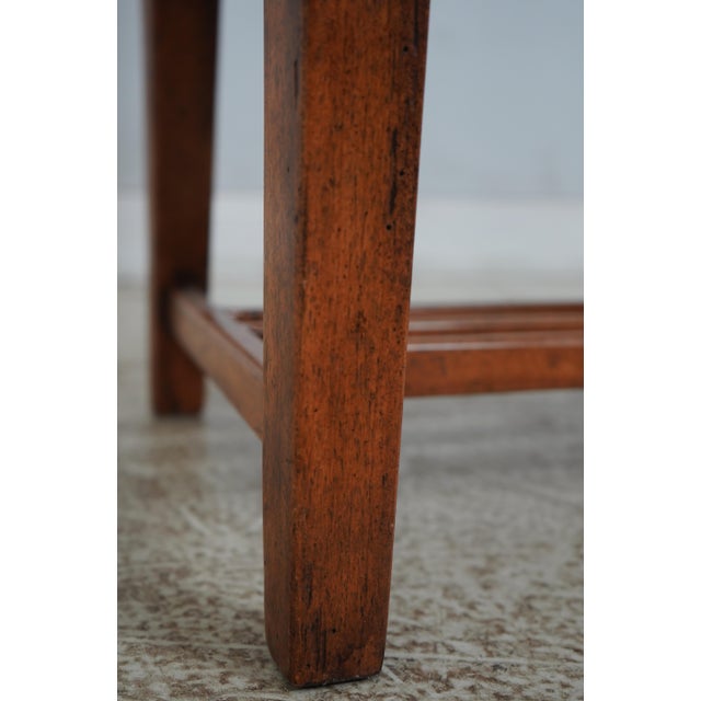 Pair Guy Chaddock Distressed Ladderback Armchairs For Sale - Image 10 of 12