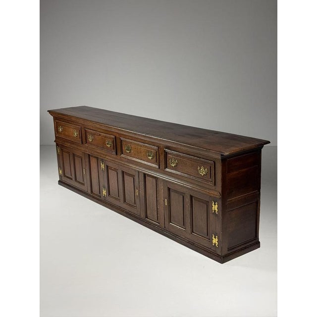 English Oak Sideboard, 1720s For Sale - Image 10 of 18