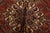 Red Heriz Rug 9’11” X 12’9” Red Wool Vintage Traditional Hand-Knotted Carpet For Sale - Image 8 of 15