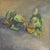 Egg tempera on rice paper backed with canvas on board, realized by Lea Monetti in 1990s. Hand signed and titled. Very good...
