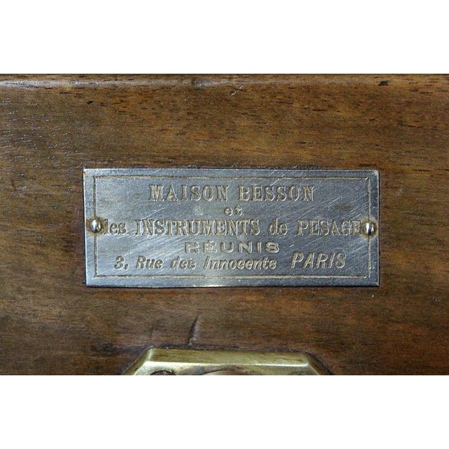 Brown Small Trébuchet Type Jeweller's Scale, 1900s For Sale - Image 8 of 18