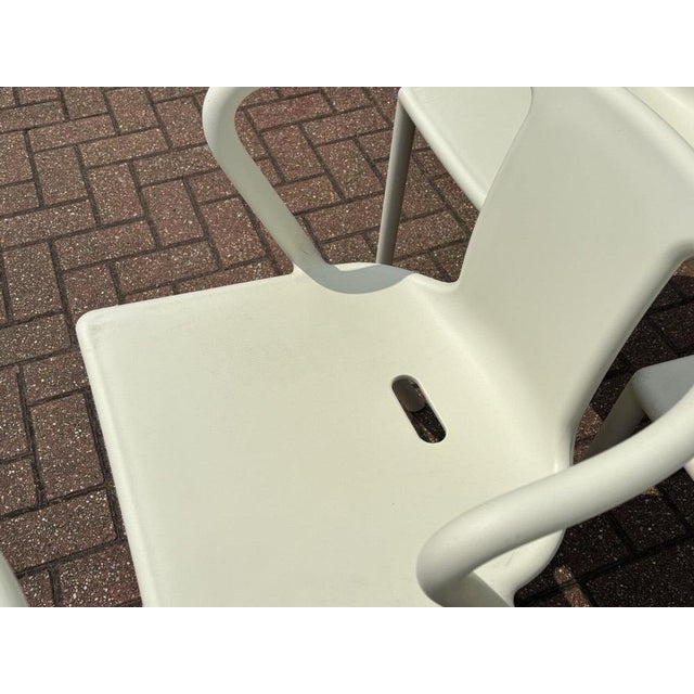 White White Stackable Air Armchair by Jasper Morrison for Magis, Set of 6 For Sale - Image 8 of 11
