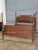 Henkel Harris Late 20th Century Henkel Harris Wild Cherry Queen Size 4 Post Carved Bed Made in Virginia For Sale - Image 4 of 10