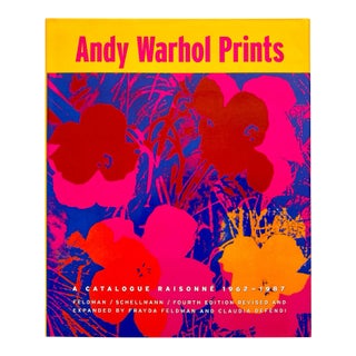 " Andy Warhol Prints : A Catalogue Raisonne 1962 - 1987 " Landmark Volume Large Hardcover Pop Art Book For Sale