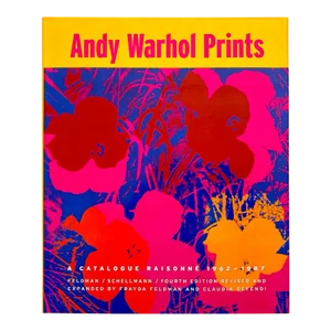 " Andy Warhol Prints : A Catalogue Raisonne 1962 - 1987 " Landmark Volume Large Hardcover Pop Art Book