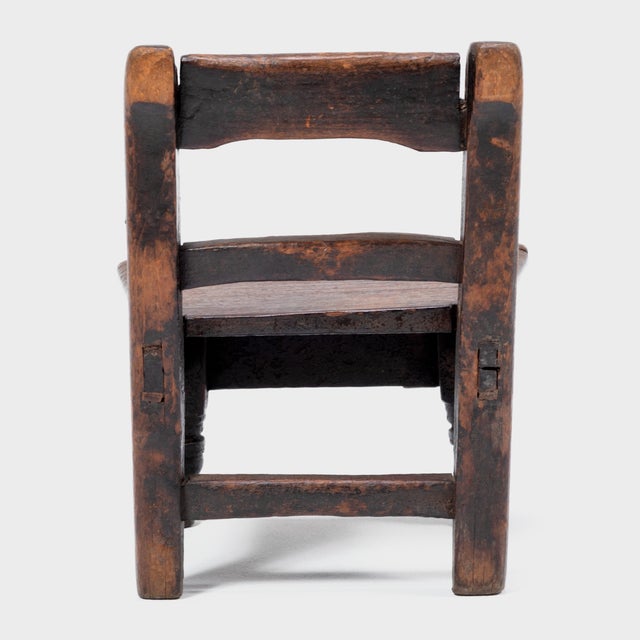 Vintage Guatemalan Child's Chair, C. 1900 For Sale - Image 4 of 6