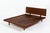1950s Vintage Mid-Century Walnut Wood Platform Bed by Richard Artschwager (Attr.) 1950s For Sale - Image 5 of 15