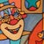 Abstract Mid 20th Century Modern Colorful Cubist-Style Framed Painting With Smiling Clown “ Smile “ by Wrasky For Sale - Image 3 of 12