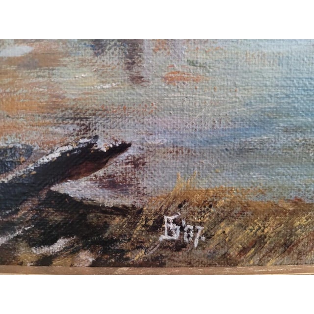 Dutch Winter Landscape, 1800s, Oil on Canvas, Framed For Sale - Image 4 of 10