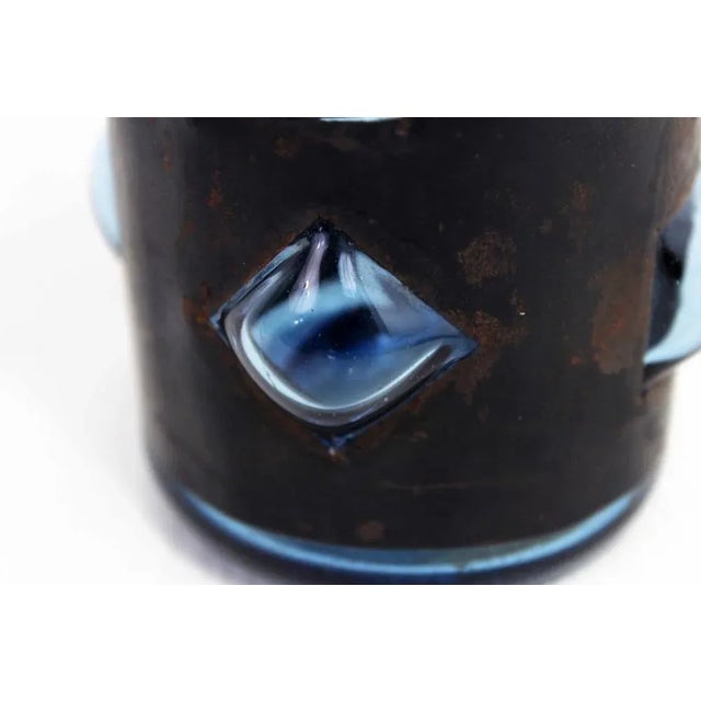 Puffed Glass Bottle, 1960 For Sale - Image 6 of 11