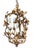 Antique Italian Tole Gold Painted Chandelier For Sale - Image 12 of 12