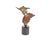 A 2004 bronze sculpture by the American artist Fritz Olsen (born 1956). Titled "Splash Dance," this work depicts a...