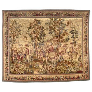 Antique French Aubusson Tapestry