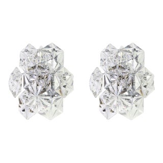 Crystal Sconces from Kinkeldey, Germany, 1970s, Set of 2 For Sale