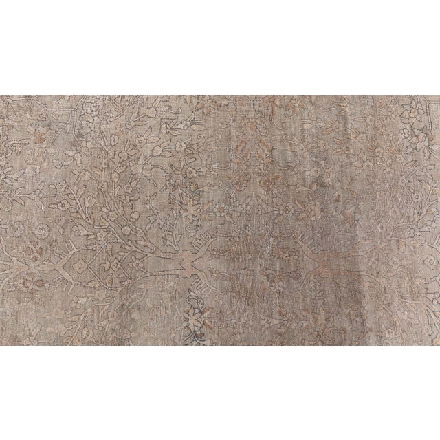 Fine Antique Indian Handmade Wool Rug For Sale - Image 9 of 9