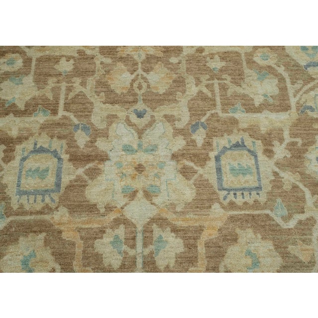 Turkish Oushak Rug 9'7" x 12'6" #18639 For Sale In Houston - Image 6 of 8