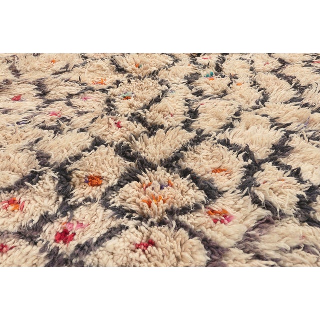 Late 20th Century Vintage Azilal Moroccan Rug, 05'05 X 12'06 For Sale - Image 5 of 10