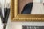 Purple Original Framed Abstract Painting in Antique Gold Frame For Sale - Image 8 of 15
