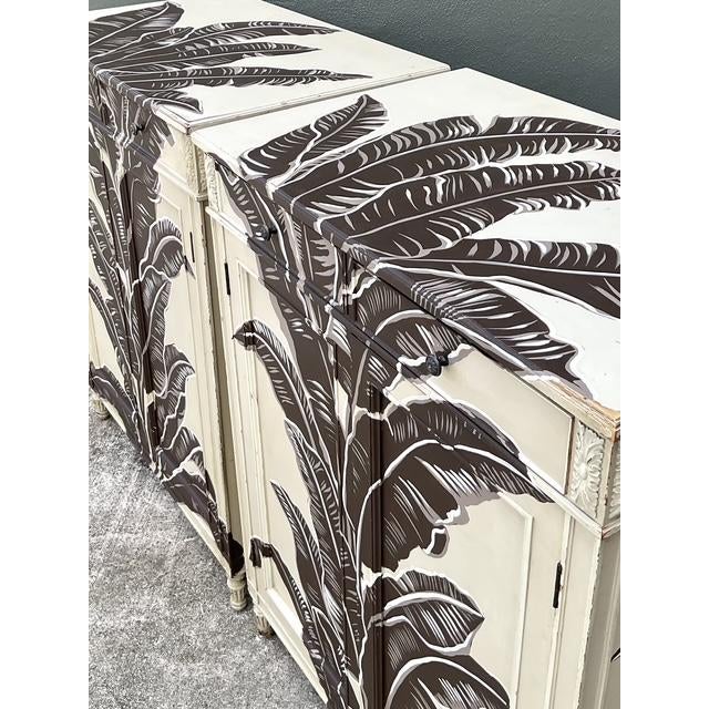 Light Gray Vintage Irving and Casson Pair of Tall Chests - A Pair For Sale - Image 8 of 14