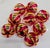 Glass Vintage 20" Italian Hand-Blown Soffieria Parise Vetro Glass Christmas Tree With Red & Gold Ornaments For Sale - Image 7 of 9