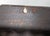 19th Century Primitive Farmhouse Black Painted Wall Mail or Letter Shelf For Sale - Image 11 of 12