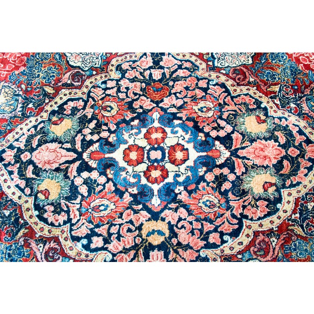 Persian Early 20th Century Persian Kazvin Rug For Sale - Image 3 of 16